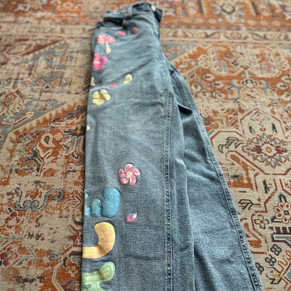 Painted jeans - Picture 2 of 2